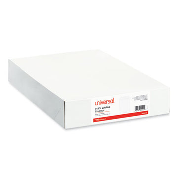 Universal® Self-stick Open-end Catalog Envelope, #13 1-2, Square Flap, Self-adhesive Closure, 10 X 13, White, 100-box freeshipping - TVN Wholesale